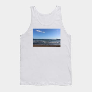 Lucrino Beach with a blue sky Tank Top